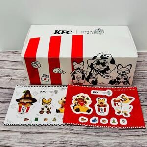 Monster Hunter Wilds KFC Promo Box & Stickers Collab Japan Import US Seller